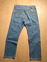 90s USA製 Wrangler ラングラー 13MWZ W36? 検索 ヴィンテージ 古着 アメリカ製 80s 501 505 550 ブラック リーバイス シルバータブ_画像2