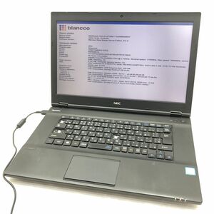 1円　【ジャンク】 NEC VersaPro VX-2(VKM17X-2) VKM17XBGE312SCL Core i5-8350U メモリ8GB HDD 500GB 15.6インチ T010260【訳アリ】