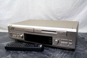 26 SONYソニー◆MXD-D2◆1998年製◆CD/MDコンパクト ディスク/ミニディスク デッキ/プレーヤー◆ゴールド系◆リモコン付◆通電確認OK