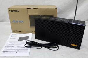 55 TOSHIBA Toshiba *TY-AN2*2022 year made *Aurex Aurex *CD radio /Bluetooth* black group * power cord / manual / original box attaching * operation verification OK