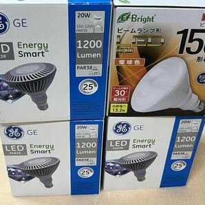 LED電球 LEDハイビーム電球 舞台照明 GE 昼光色（6500K）屋外対応 防水 オーム電機 電球色 150W相当 スポットライト E26 処分の画像9