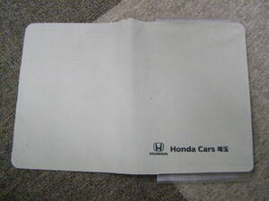 ーA3635-　ホンダカーズ埼玉 車検証ケース カバー　Honda Cars Saitama Booklet cover
