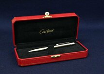 (2-68) カルティエ　Cartier ボールペン　筆記確認済　専用ケース　美品　筆記用具 【緑和堂】_画像1