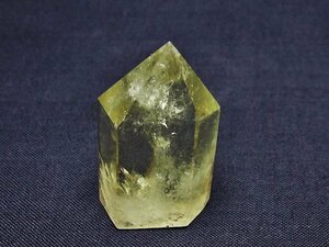 誠安◆天然石高級品シトリン水晶六角柱[T61-13282]