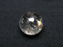 誠安◆天然石最高級品虹入りヒマラヤ水晶丸玉 16mm [T91-8251]_画像2