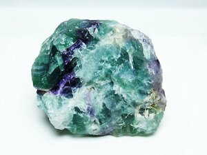 誠安◆天然石最高級品エンジェルフェザー フローライト 原石[T599-2437]
