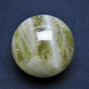 誠安◆天然石最高級品シトリン水晶丸玉 30mm [T318-5355]の画像1