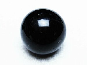 誠安◆天然石高級品モリオン 純天然 黒水晶 原石 29mm [T220-8095]