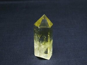 誠安◆天然石高級品シトリン水晶六角柱[T61-13540]