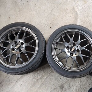 社外　中古 ホイール 4本　BBS　17インチ　7.5J　4穴　　114.3？？　