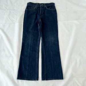 黒カン 82年製 42TALONジッパー LEVI'S 517 - 0217 W30 オリジナル ブーツカット （ ビンテージ リーバイス 80年代 66後期 フレア 646 70s