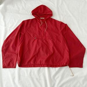 60s McGREGOR アノラックパーカー プルオーバー CONMATIC ハーフジップ 赤 （ ビンテージ 60年代 マクレガー 50s ドリズラー 後付け hoodie