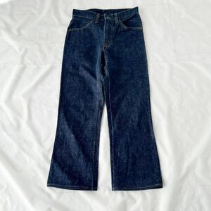 80s LEVIS 646 - 0217 オレンジタブ e 真紺 W28 リサイズ （ ビンテージ リーバイス 80年代 フレアパンツ 517 684 66後期 ベルボトム 70s 