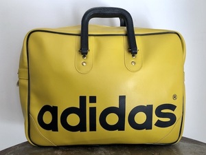  rare color yellow Adidas Vintage bag adidas MIT Zip country of origin unknown 70s80s France west Germany Europe Boston travel 