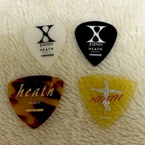 x japan heath ピック　4枚セット　4モデル　フェルナンデス