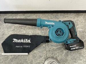 ■綺麗【makita マキタ UB185D 充電式ブロワ 風量調節可能 集じん作業可能 BL1860B 6.0Ah 18V バッテリ ダストバッグ付属】SH-18131