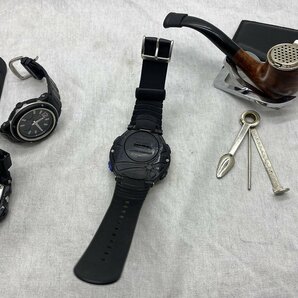 ■超希少【ブランドバラエティセット SUUNTO REGATTA CASIO カシオ GW-2500 BGA-150 喫煙具 パイプ 腕時計 大量セット】SH-18044の画像3