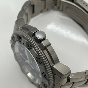 ω美品【LUMINOX ルミノックス ネイビーシールズスティール3200 3-H MBM クオーツ ブラック 文字盤 腕時計 メンズウォッチ 男性】TK1829の画像6