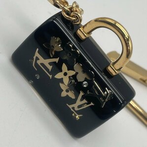 ω綺麗【LOUISVUITTON ルイヴィトン ポルトクレ スピーディ アンクルージョン キーホルダー バッグチャーム ブラック M65444】TK18の画像4