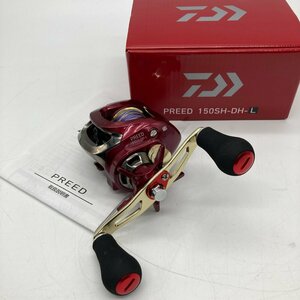 α美品【Ｄaiwa ダイワ プリード ベイトリール 150SH-DH-L 釣具 フィッシング ダブルハンドルモデル スーパースプールフリー】TK2113