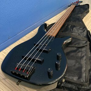 αお得【FERNANDES フェルナンデス エレキベース FRB-55 ブラック ミディアムスケール 軽量コンパクト バンド 中古楽器】KH11253の画像1