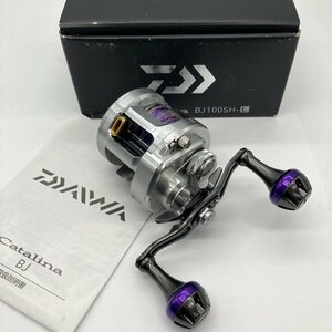 α美品【Ｄaiwa ダイワ 15キャタリナ ベイトリール BJ100SH-L ベイジギング 釣具 フィッシング スタードラグ シャフトレス】TK2114