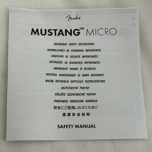 ●【Fender フェンダー パーソナルギターアンプ MUSTANG MICRO 直挿し型 ヘッドホンギターアンプ 超人気 注目 プロも愛用】SF-12689の画像9