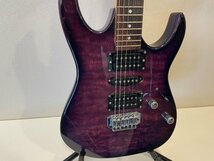 ∞希少レア【Gio Ibanez ジオ・アイバニーズ エレキギター パープル 紫 弦楽器 音楽 演奏 音楽 エントリーモデル】HM598_画像2