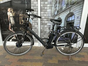 ●【BRIDGESTONE ブリヂストン ステップクルーズe 26インチ 電動アシスト付き自転車 通電・充電OK 後輪パンク 防犯抹消済】SF-12684