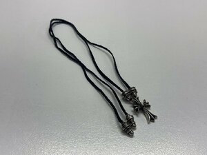 ♪希少品【クロムハーツ ペンダント/ネックレス（Chrome Hearts）スモール CHクロス ペンダント ウィズ クリンプト】OK17033