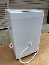 §高年式【ハイセンス / Hisense 全自動洗濯機 HW-K55E 5.5kg 23年購入 簡易乾燥機能付 コンパクト シンプル 時短機能付 単身】P03088_画像3