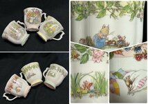 ◇廃盤品◇Royal　Doulton【ロイヤルドルトン　ブランブリーヘッジ　マグカップ　四季/春・夏・秋　3客】絵本ジル・バークレム P03129_画像5