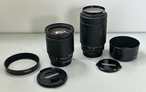 #綺麗 2本セット【TAMRON タムロン AF 70-300mm 4-5.6／AF Aspherical 28-200mm 3.8-5.6 ニコンFマウント用 交換レンズ】P03026