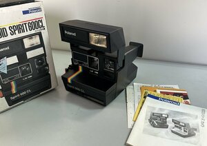 #未使用級 保管品【Polaroid ポラロイド 600シリーズ POLAROID SPIRIT 600CL 元祖インスタントカメラ 元箱付 デッドストック】P03155