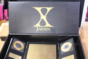 【 X JAPAN】　 CD 8cm　ゴールド・ディスク　ゴールド・ディスク・モニュメント　XJAPAN アルバム購入限定景品付