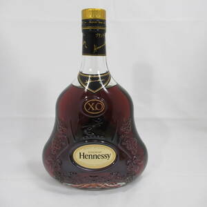 ヘネシー XO Hennessy 金キャップ クリアボトル 旧ラベル ヴィンテージ 酒 洋酒 レア コニャック 未開封 0303C