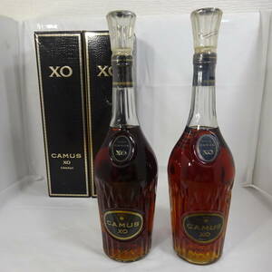 COGNAC CAMUS XO ブランデー ロングネック 700ml 箱付 未開封 2本 0316B