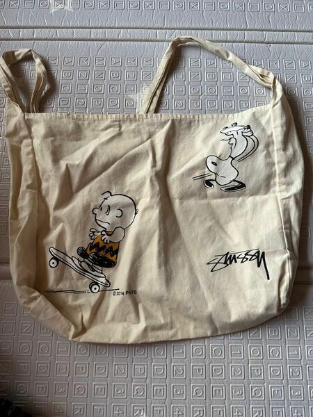 STUSSY スヌーピーコラボトート