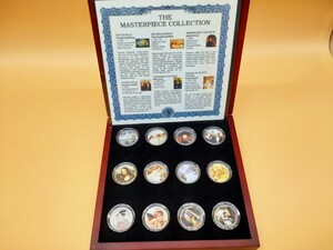 ミントセット　マスターピースコレクション　カラーコインセット　アメリカコイン　ハーフダラー　１２種セット