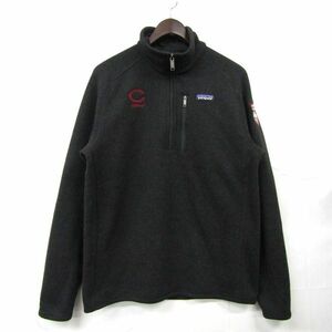 Patagonia サイズ M 1/4 ジップ ベター セーター フリース プルオーバー 企業系 企業ロゴ ブラック パタゴニア 古着 ビンテージ 3MA0420