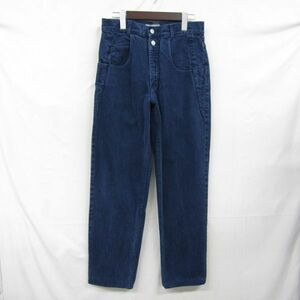 90s USA производства размер 30 GUESS JEANS конический Denim брюки джинсы ji- хлеб голубой Guess б/у одежда Vintage 3MA1212