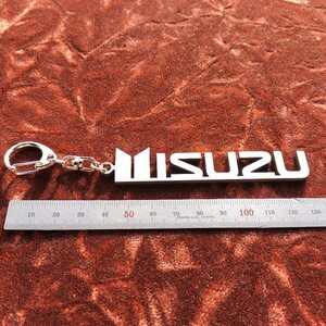 ISUZU　いすゞタイプ　イスズキーホルダー　デコトラ　リアル金属感 　レトロ　当時物　昭和　ステンレス製　