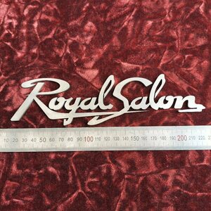 RoyalSalon　レプリカエンブレム　デコトラ　観光バス　中央観光　サロンバス　レトロ　当時物　昭和　板厚3ミリ　ステンレス製