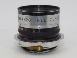 ズノー TELE-ZUNOW cine 38mm F1.1　ヘリコイドレス　Mマウント　純正フィルター