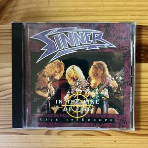 国内盤　CD Sinner In The Line Of Fire - Live In Europe XRCN-1255