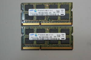 Samsung DDR3-1066, PC3-8500S 4GB x 2枚組み 合計8GB M471B5273DH0-CF8