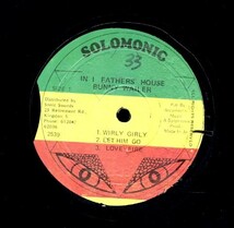 ジャマイカ盤LP！Bunny Wailer / In I Father's House 80年【Solomonic】バニー・ウェイラー Roots Reggae ルーツ・レゲエ レゲエ_画像2