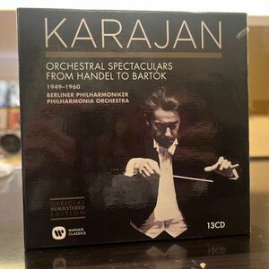 13CD ボックス Karajan, Berliner Philharmoniker, Philharmonia Orchestra / Orchestral Spectaculars From Handel To Bartk 1949-1960