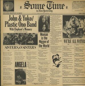 USオリジ盤2LP！John & Yoko Plastic Ono Band / Some Time In New York City 1972年【Apple Records / SVBB 3392】Beatles ビートルズ