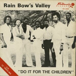 オランダ盤オリジ12インチ！Rain Bow's Valley / Do It For The Children 1981年【Friends / FR 12020】エレクトロニック・ディスコ名作